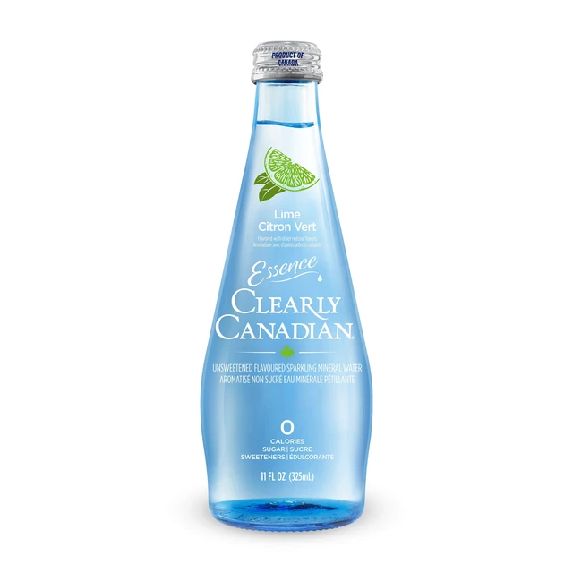 Alt view image 3 of 6 - Clearly Canadian Sparkling Mineral Water Lime Essence with No Allergens
