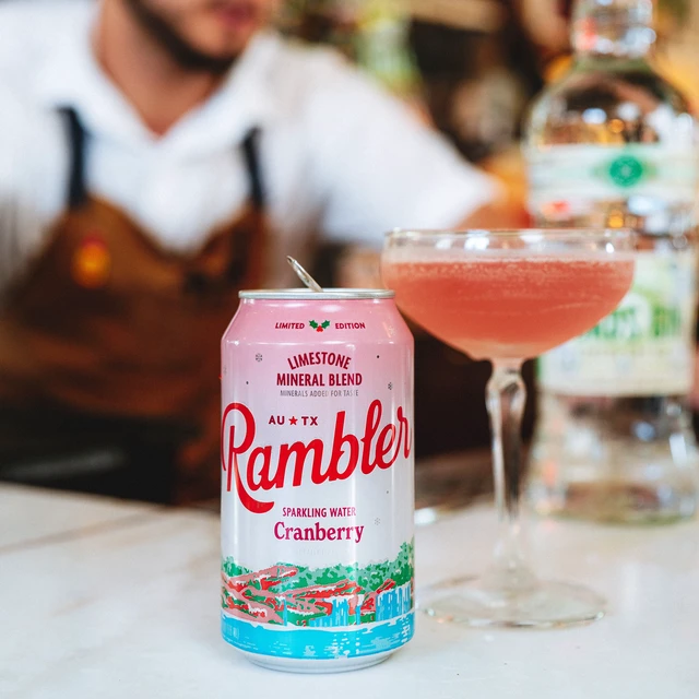 Alt view image 7 of 7 - Rambler Cranberry Sparkling Water 3-Pack, 8 - 12 fl oz Cans