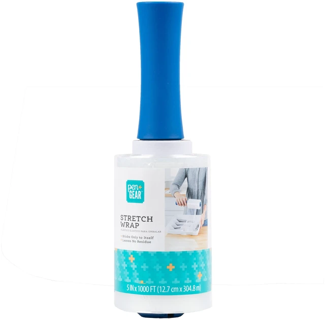 Main image of Pen + Gear 5in. x 1000ft. Clear Plastic Stretch Wrap