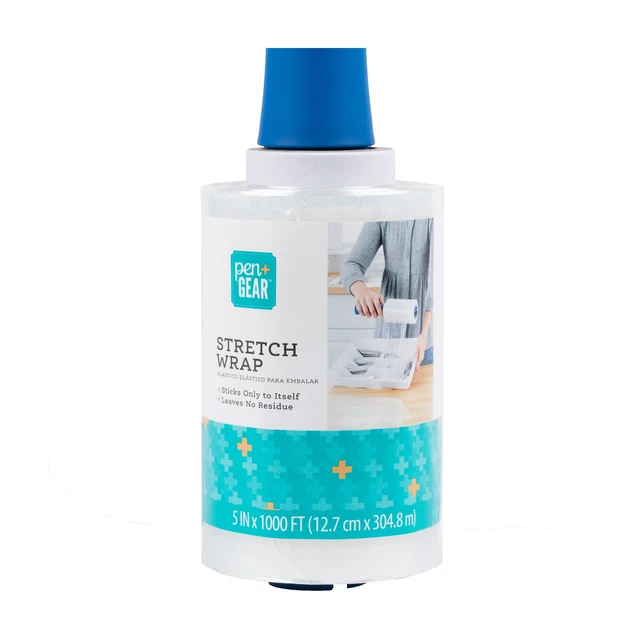 Alt view image 5 of 5 - Pen + Gear 5in. x 1000ft. Clear Plastic Stretch Wrap