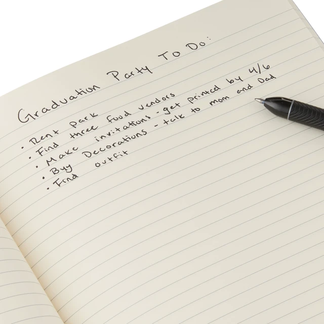 Alt view image 3 of 5 - Pen+Gear Poly Notebook, Blue, 7in x 9.87in, 80 College-Ruled Pages