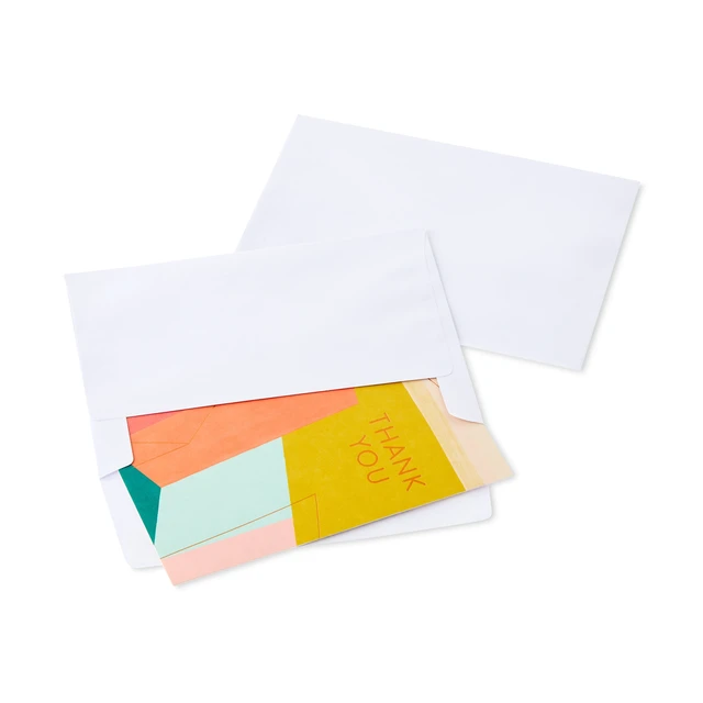 Alt view image 3 of 5 - Pen+Gear A7 Greeting Card Peel and Stick Envelopes, White, 5in x 7in, 100 Count