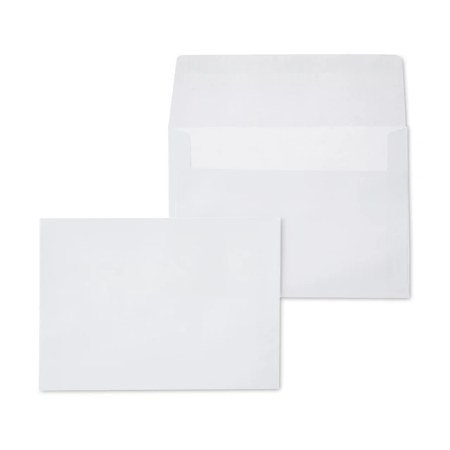 Alt view image 2 of 5 - Pen+Gear A7 Greeting Card Peel and Stick Envelopes, White, 5in x 7in, 100 Count