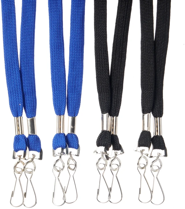 Alt view image 3 of 5 - Pen + Gear Face Mask Lanyards, Blue & Black, 4 Count