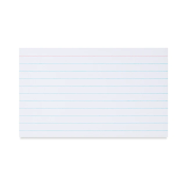 Alt view image 7 of 7 - Pen+Gear Ruled Index Cards, 3" x 5", White, 300 Count, 3 Pack
