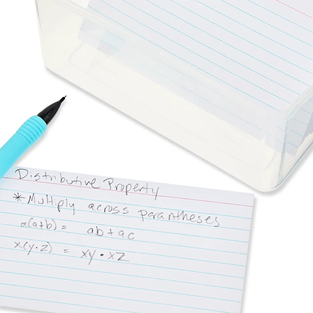 Alt view image 4 of 7 - Pen+Gear Ruled Index Cards, 3" x 5", White, 300 Count, 3 Pack