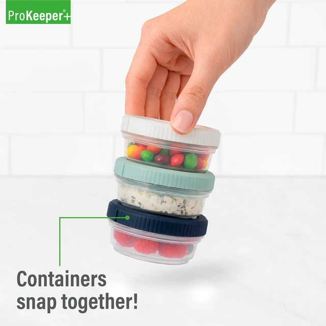 Alt view image 4 of 6 - Prokeeper+ Plastic 1/2 Cup Food Storage Containers for Packed Lunches and Daily Commutes