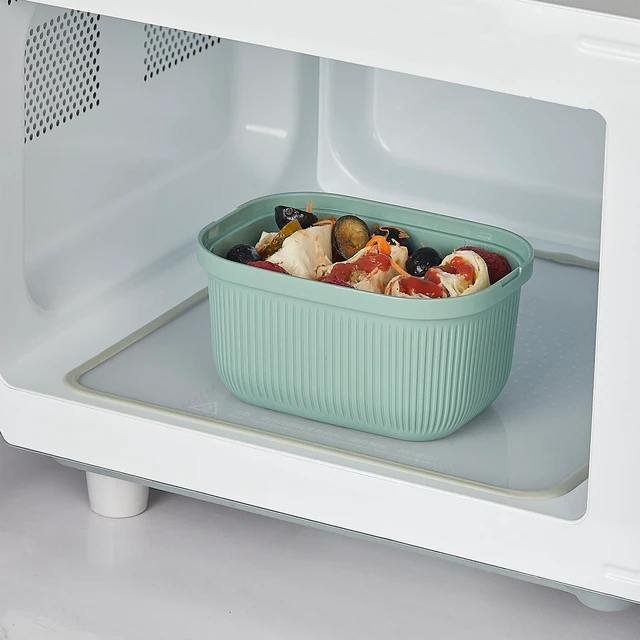 Alt view image 4 of 6 - Mainstays Plastic Bento Snack Container, 19oz, Rectangular, Green