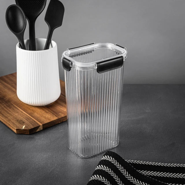 Alt view image 5 of 6 - Thyme & Table 9.3 Cup Plastic Pantry Storage Container, Clear