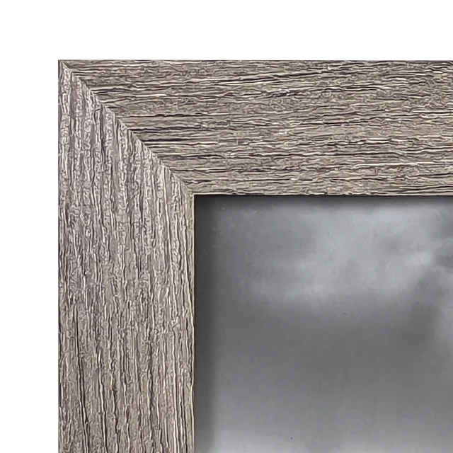 Alt view image 2 of 7 - Mainstays 8 x 10 Rustic Gray Wide Bevel Gallery Picture Frame, Tabletop or Wall Display