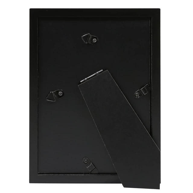 Alt view image 5 of 6 - Mainstays 5 x 7 Black Picture Frame (2 Pack), Tabletop or Wall Display