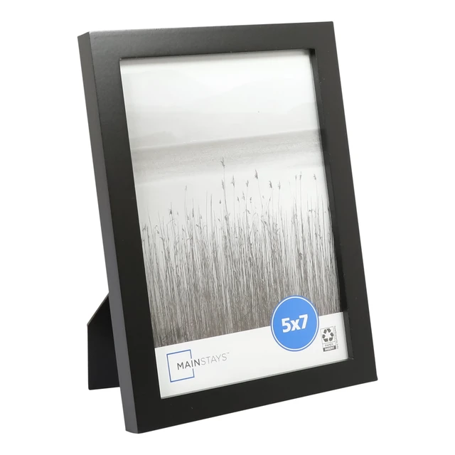 Alt view image 3 of 6 - Mainstays 5 x 7 Black Picture Frame (2 Pack), Tabletop or Wall Display