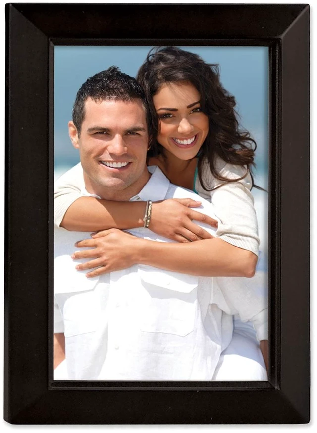 Main image of Black Wood 4x5 Picture Frame, Estero Collection