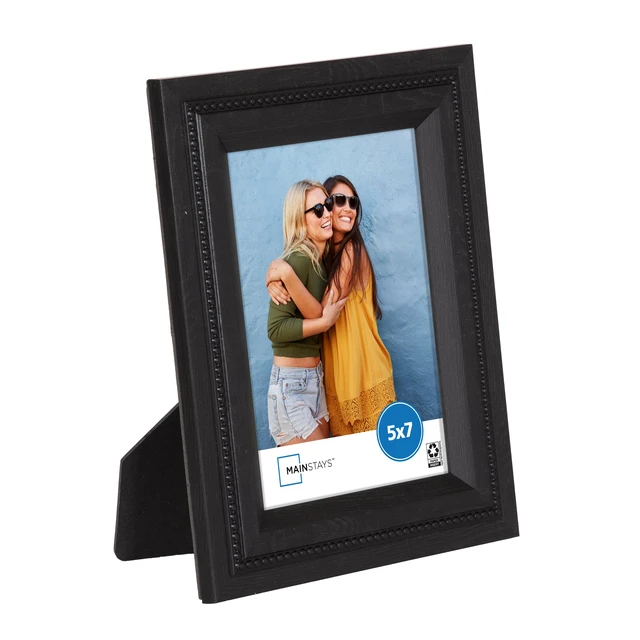 Alt view image 2 of 6 - Mainstays 5x7 Black Beaded Tabletop Picture Frame