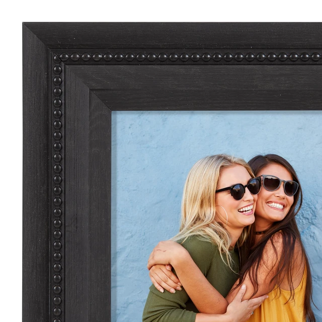 Alt view image 3 of 6 - Mainstays 5x7 Black Beaded Tabletop Picture Frame