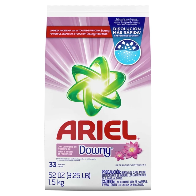 Alt view image 5 of 6 - Ariel Laundry Detergent Powder with a Touch of Downy Freshness, 52 oz, 33 Loads