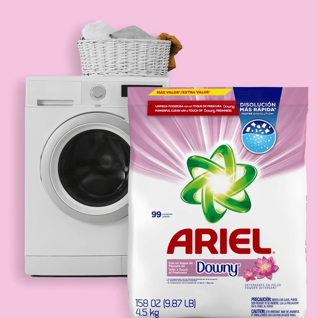 Alt view image 6 of 6 - Ariel Laundry Detergent Powder with a Touch of Downy Freshness, 52 oz, 33 Loads