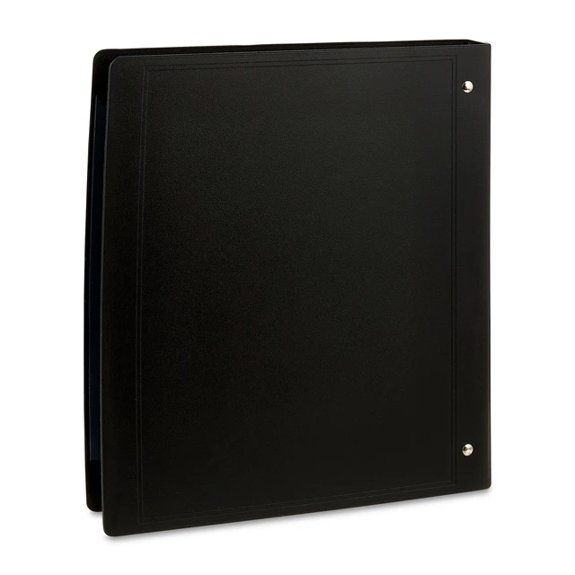 Alt view image 5 of 6 - Pen+Gear Heavy Duty View 1-Inch D-Ring Binder, Black