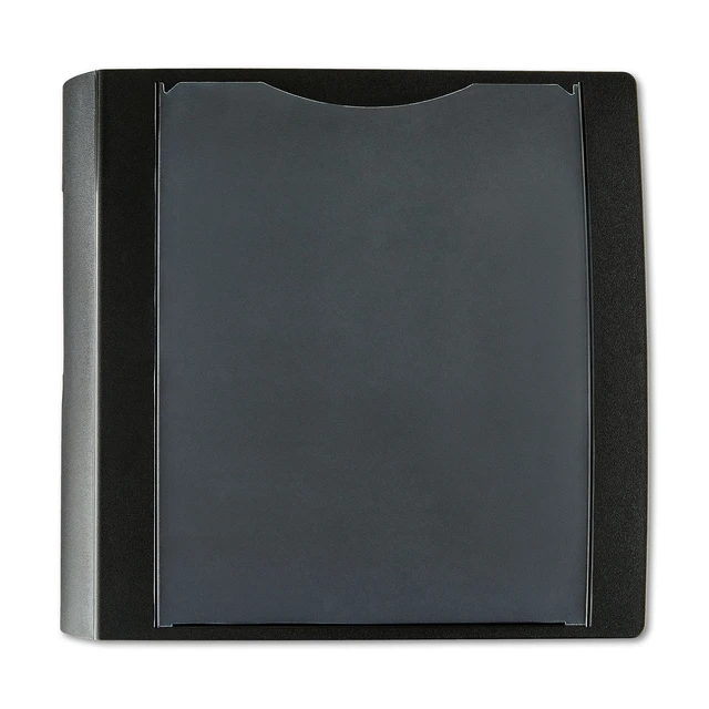 Alt view image 6 of 6 - Pen+Gear Heavy Duty View 1-Inch D-Ring Binder, Black