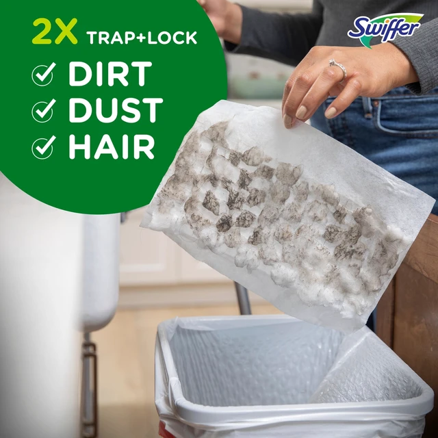 Alt view image 2 of 6 - Swiffer Hair Magnet Heavy Duty Refills Floor Cleaner Unstopables Fresh Scent 20 Count