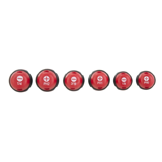 Alt view image 5 of 6 - Hyper Tough 6-Piece Slotted and Phillips Screwdriver Set