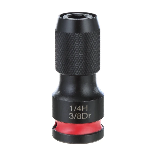 Alt view image 5 of 6 - Hyper Tough Quick-Release Impact Adapter 2-Pack, 3/8in Drive to 1/4in Hex Female Socket