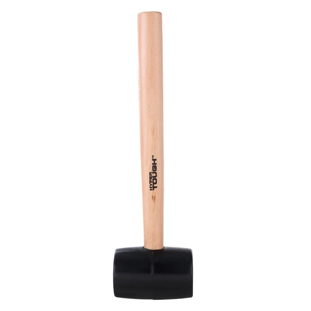 Alt view image 5 of 6 - Hyper Tough TH70020A 16 oz Rubber Mallet with Wood Handle (3 Pack)