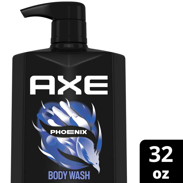 Alt view image 3 of 6 - Axe 12h Refreshing Scent Phoenix Crushed Mint & Rosemary Men's Body Wash, 32 fl oz Pump, with 100% Plant-Based Moisturizers
