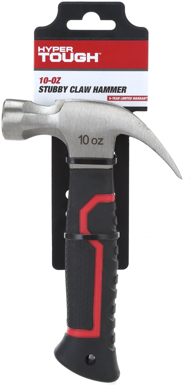 Main image of Hyper Tough 10oz Stubby Claw Hammer