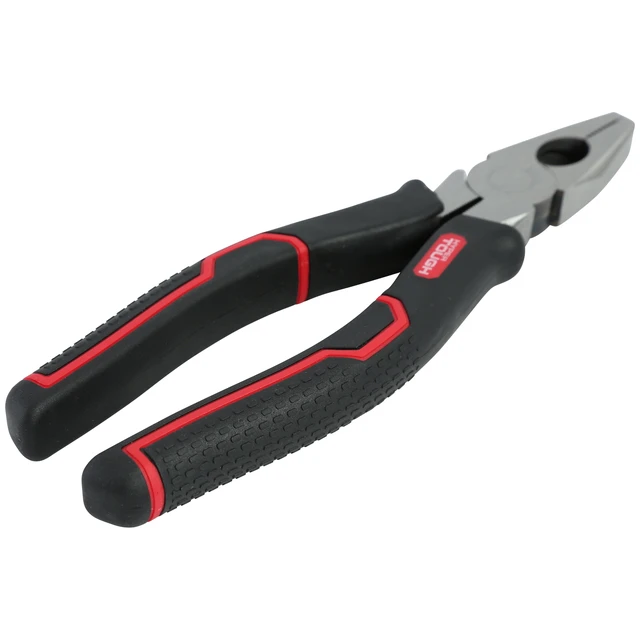 Alt view image 5 of 6 - Hyper Tough 8-inch Linesman Pliers 5176V with Ergonomic Soft Grips