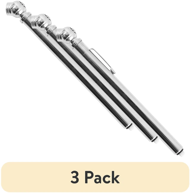 Main image of Hyper Tough Tire Gauge 4020 (3-Pack) 10-50 PSI Steel