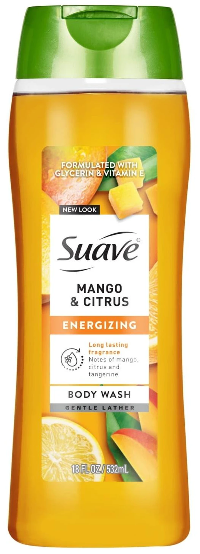 Main image of Suave Mango & Citrus Moisturizing Body Wash with Glycerin & Vitamin E, 18fl oz