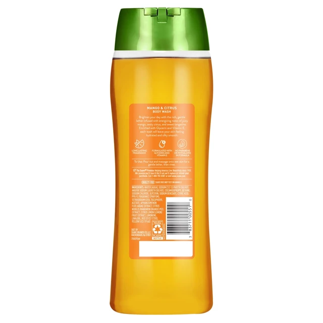 Alt view image 3 of 6 - Suave Mango & Citrus Moisturizing Body Wash with Glycerin & Vitamin E, 18fl oz