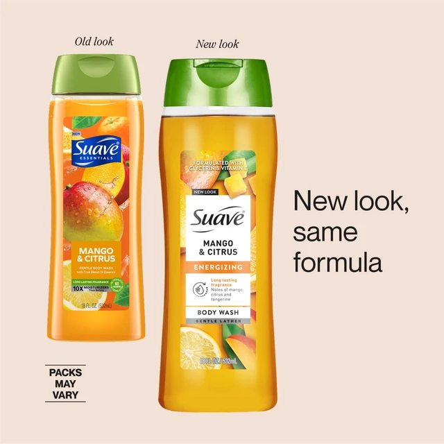 Alt view image 2 of 6 - Suave Mango & Citrus Moisturizing Body Wash with Glycerin & Vitamin E, 18fl oz