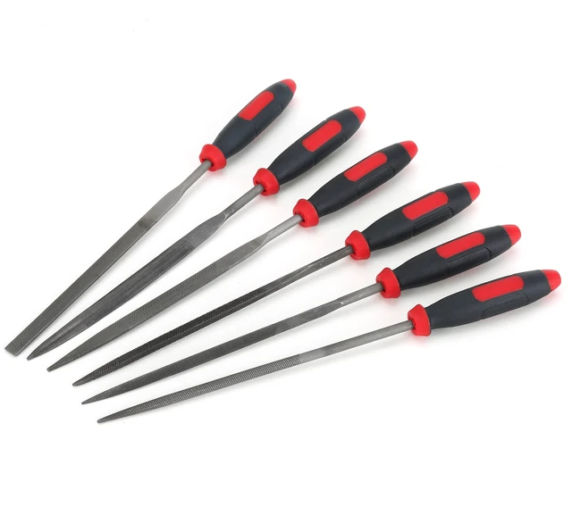 Main image of Hyper Tough 8TR0028G 6-Piece Needle File Set, 0.18lbs