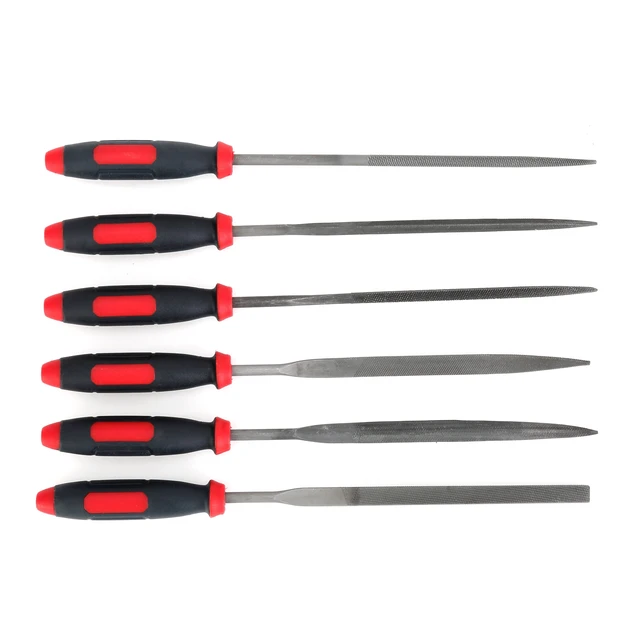 Alt view image 2 of 6 - Hyper Tough 8TR0028G 6-Piece Needle File Set, 0.18lbs