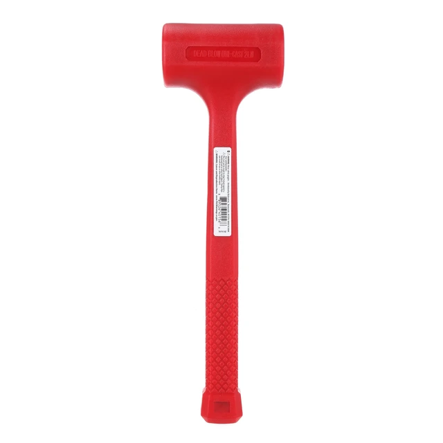 Alt view image 6 of 6 - Hyper Tough 2 lb Non-Marring Dead Blow Hammer with Poly Face and Non-Slip Handle