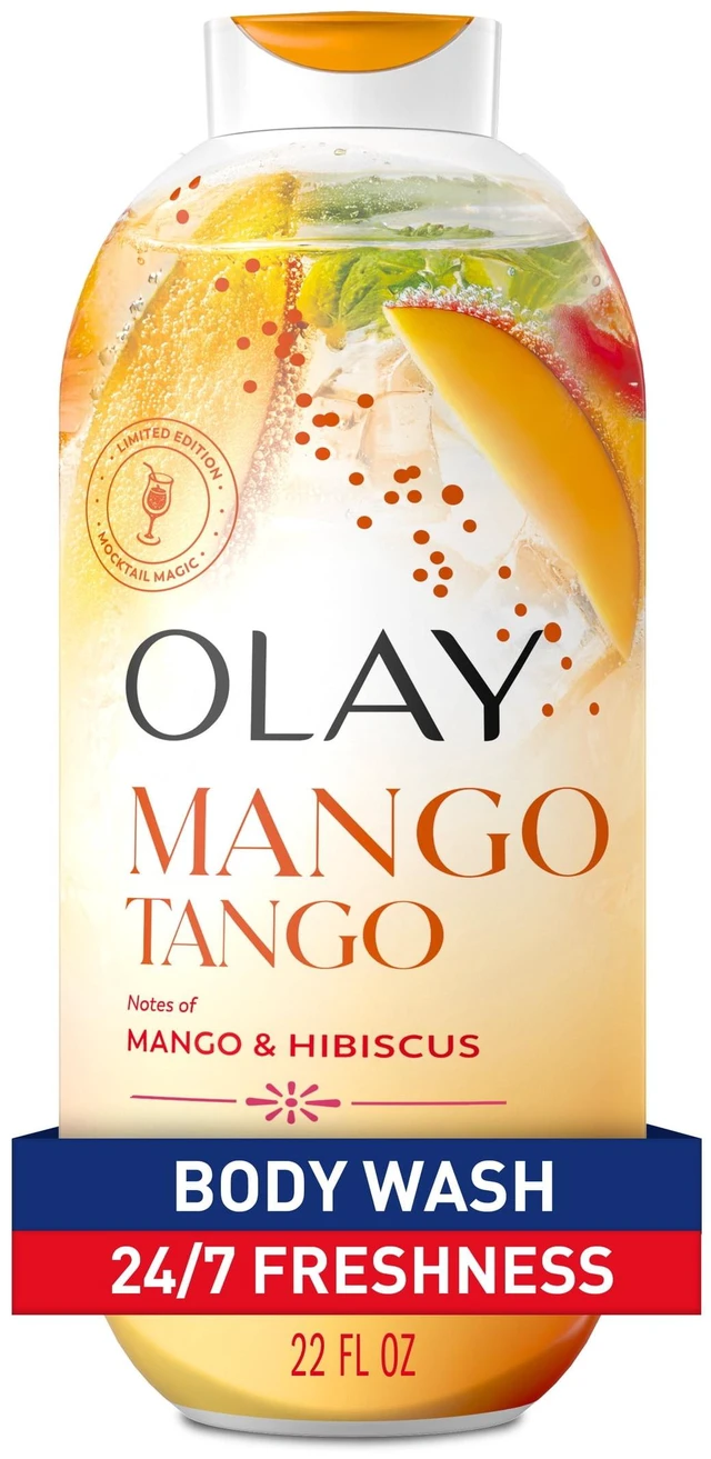 Main image of Olay Mango Tango Body Wash with Vitamin B3 and Antioxidant Blend, Mango and Hibiscus Notes, 22oz