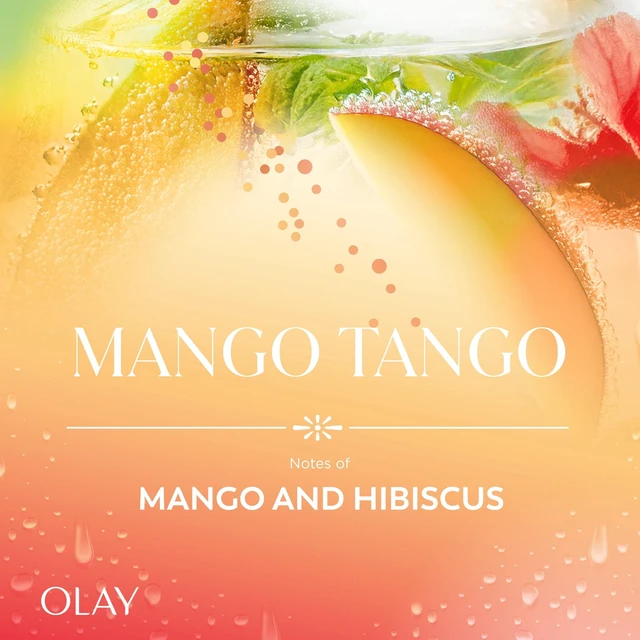 Alt view image 2 of 6 - Olay Mango Tango Body Wash with Vitamin B3 and Antioxidant Blend, Mango and Hibiscus Notes, 22oz