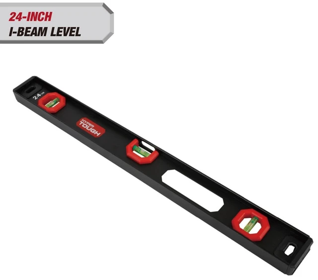 Main image of Hyper Tough 24-Inch Aluminum I-Beam Level