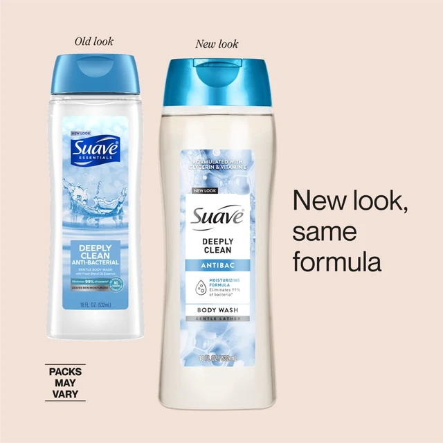Alt view image 3 of 6 - Suave Deeply Clean Antibacterial Body Wash with Glycerin and Vitamin E, 18 fl oz