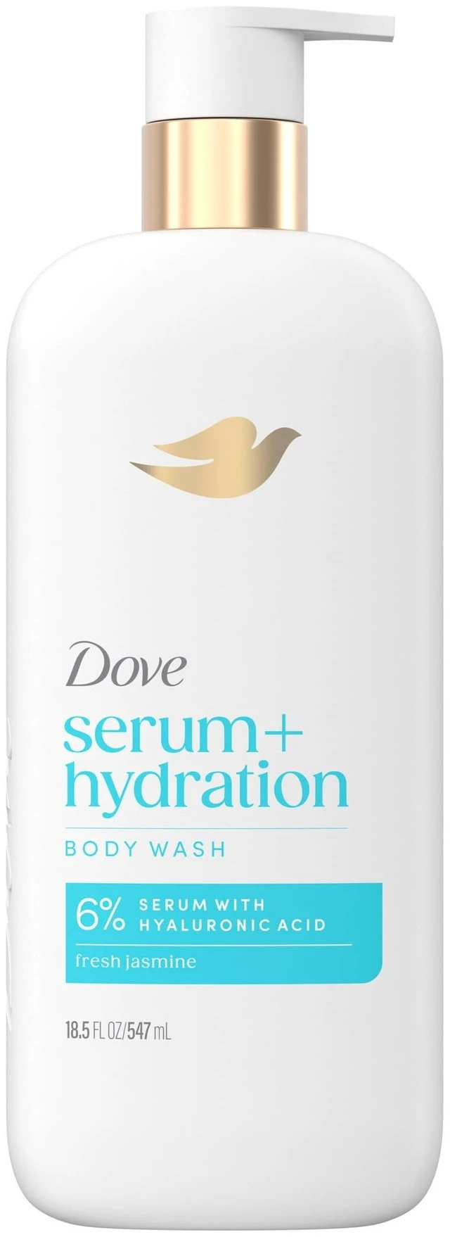 Main image of Dove Body Wash 6% Hydration Serum with Hyaluronic, 18.5fl oz