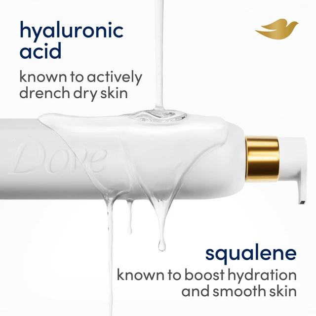 Alt view image 2 of 6 - Dove Body Wash 6% Hydration Serum with Hyaluronic, 18.5fl oz