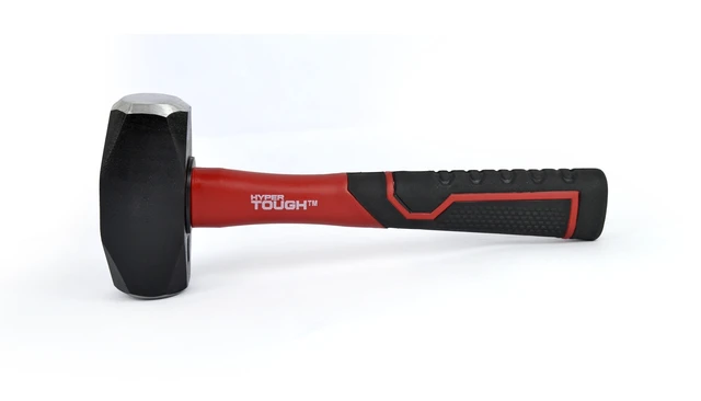Alt view image 2 of 6 - Hyper Tough 2.5lb Small Sledge Hammer Fiberglass Handle with Comfort Grip
