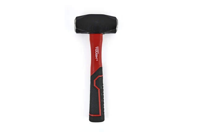 Alt view image 3 of 6 - Hyper Tough 2.5lb Small Sledge Hammer Fiberglass Handle with Comfort Grip