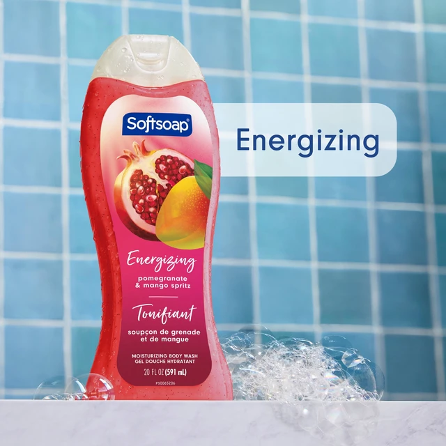 Alt view image 3 of 6 - Softsoap Energizing Moisturizing Body Wash, Pomegranate and Mango Spritz Scent, 20floz