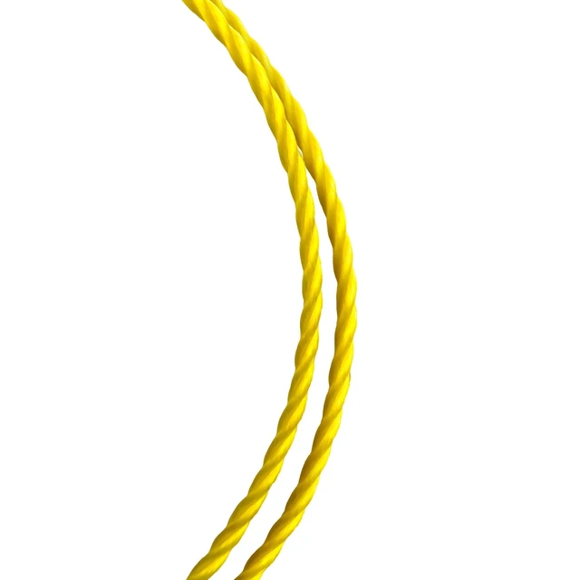 Alt view image 4 of 6 - Hyper Tough 1/4in x 100ft Polypropylene Twisted Rope, Yellow, 1 Each