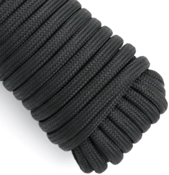 Alt view image 6 of 6 - Hyper Tough 1100 Paracord 7/32 In x 50 Ft Black