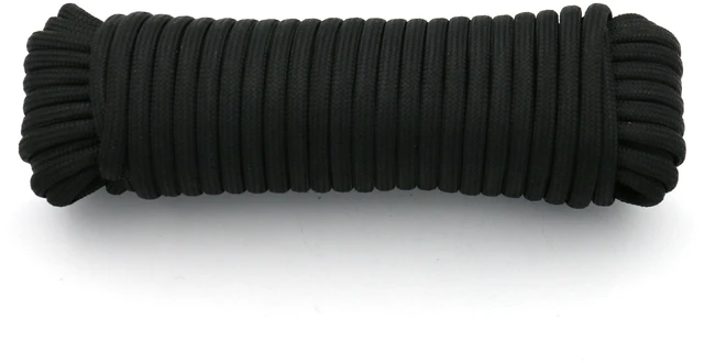 Alt view image 5 of 6 - Hyper Tough 1100 Paracord 7/32 In x 50 Ft Black