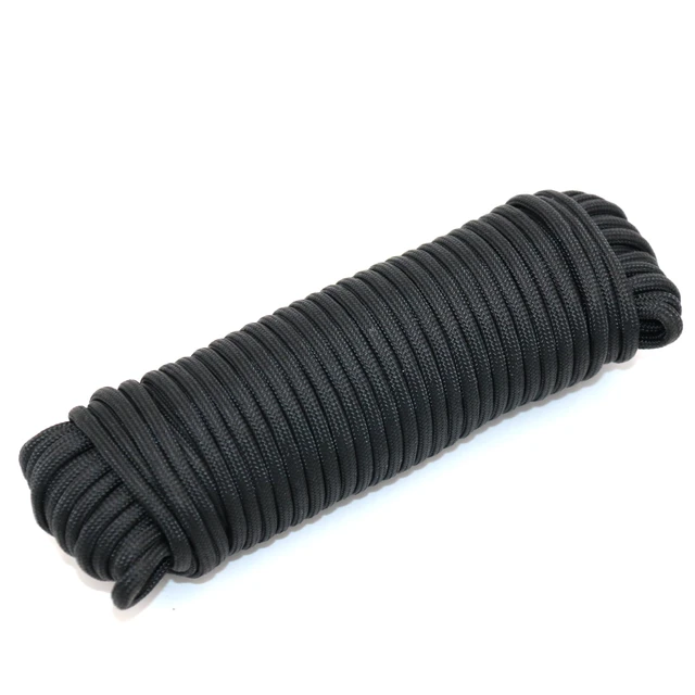 Alt view image 3 of 5 - Hyper Tough 5/32in x 50ft 550 Paracord Black